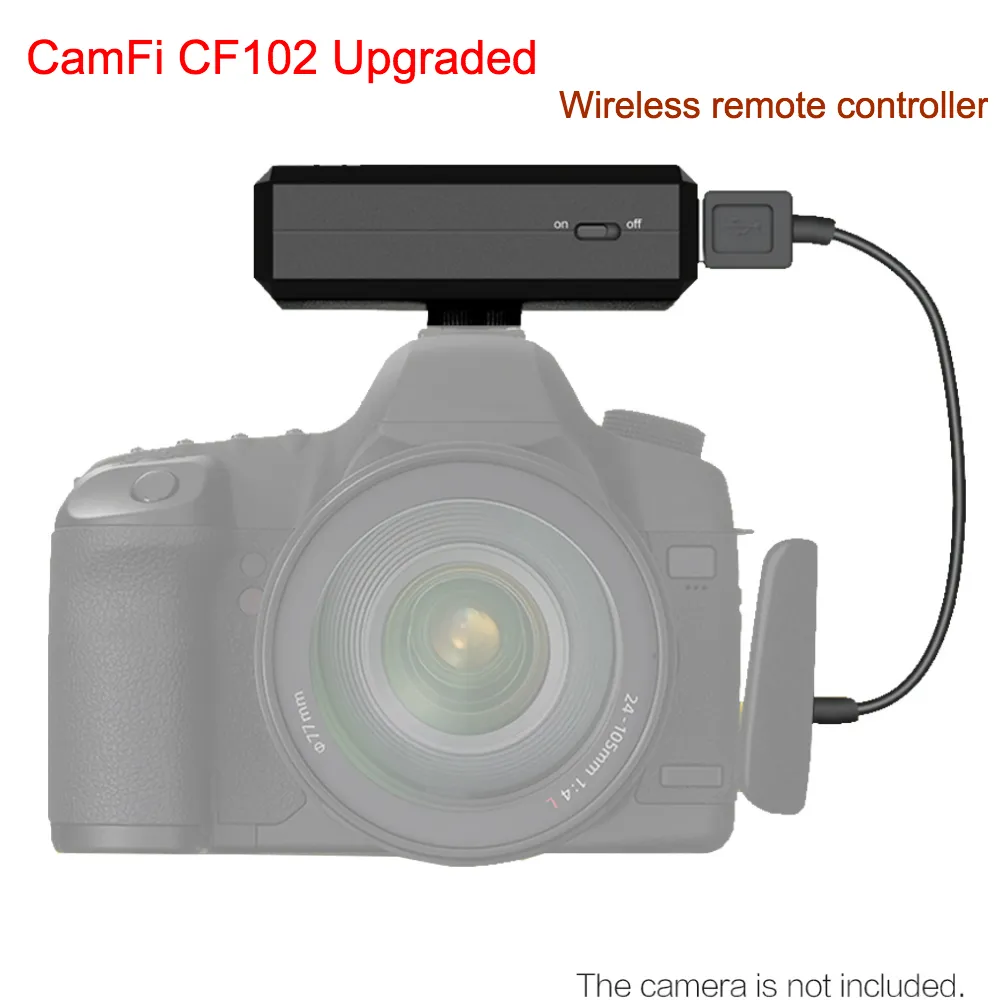 Freeshipping Mise à niveau sans fil Wifi DSLR Caméra Télécommande Capture Transmettre Tablettes sans fil pour iPhone PC TV SONY CANON