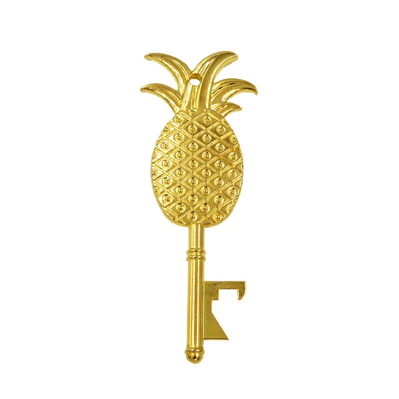 Ouvre-bouteille d'ananas en or créatif pour décoration de fête hawaïenne faveur et cadeau de fête d'anniversaire de mariage ZC0757