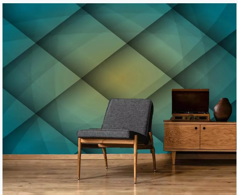 wallpaper per pareti 3 d per soggiorno semplice linea astratta muro sfondo geometrico tv