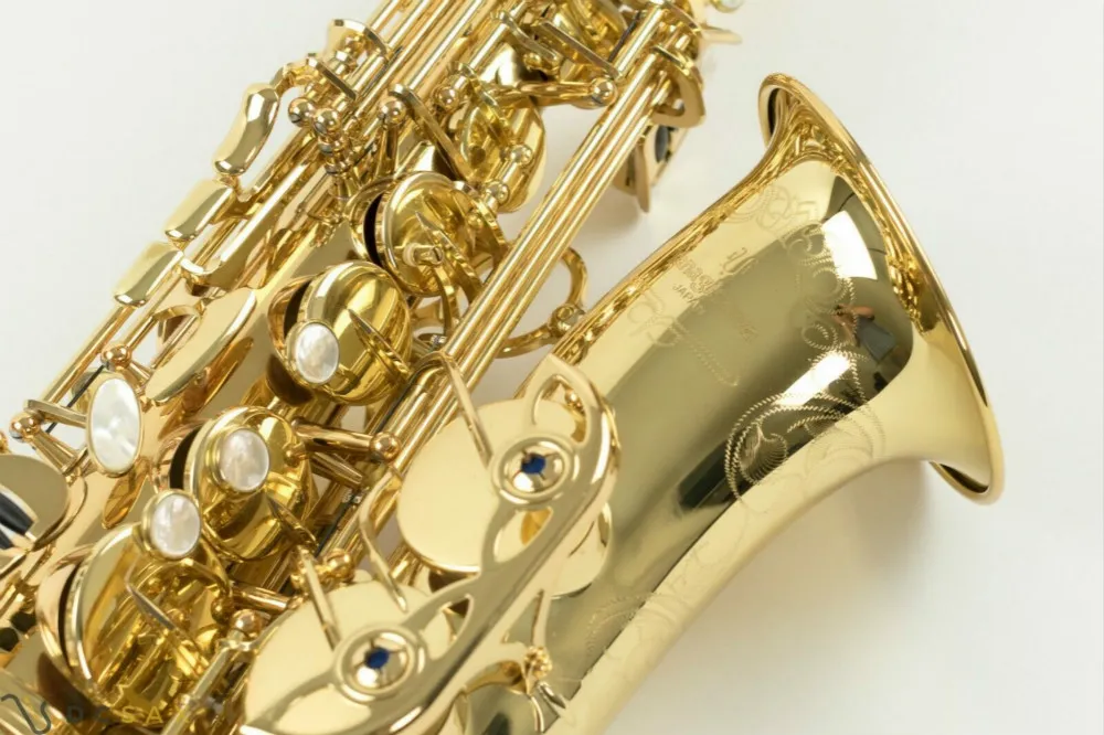 YANAGISAWA W010 Alto Eb Tune Saxophone Brass Gold Lacquer Sax High