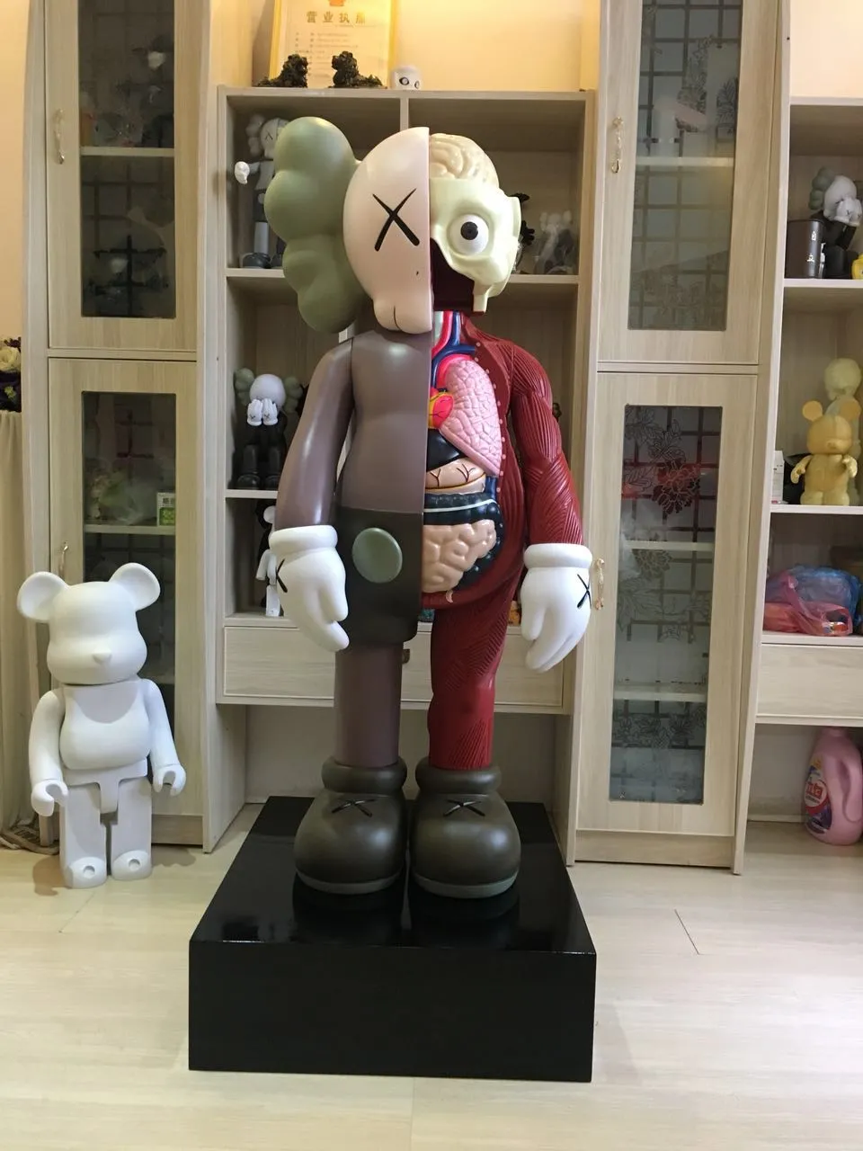 Nouveau Original Faux KAWS 130cm 4 Pieds Kaws Disséqué 1: 1 Collection  Figurines Jouet Originalfake Modèle Home Decoration Cadeau Du 932,65 €