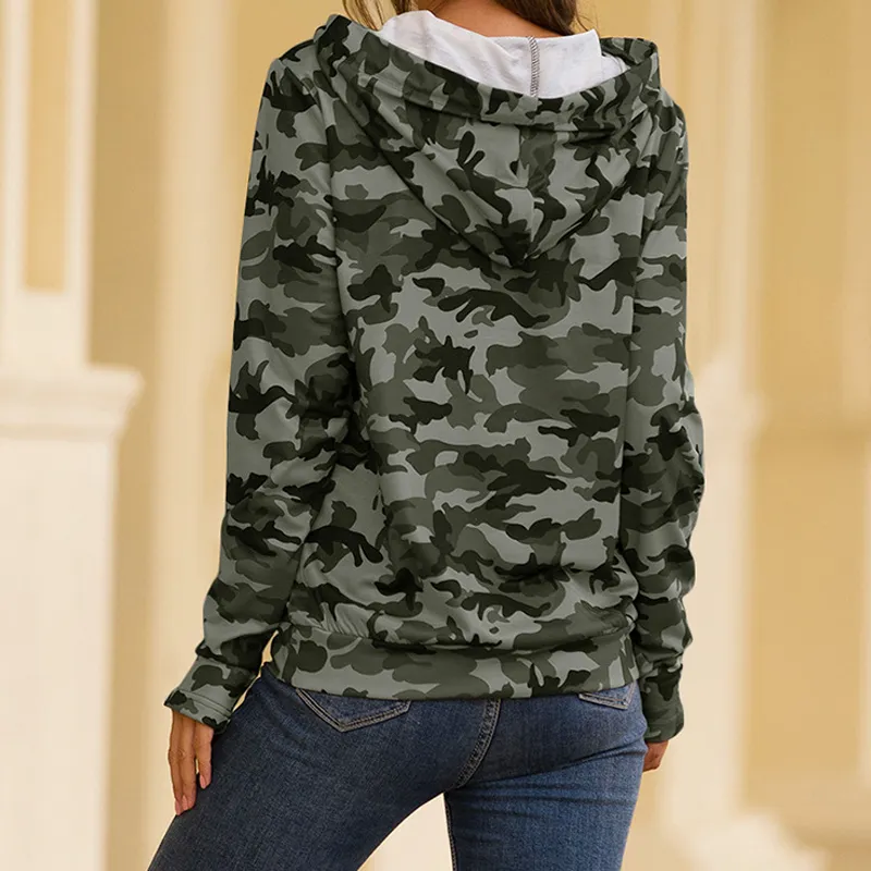 Army print sales sweatshirt womens