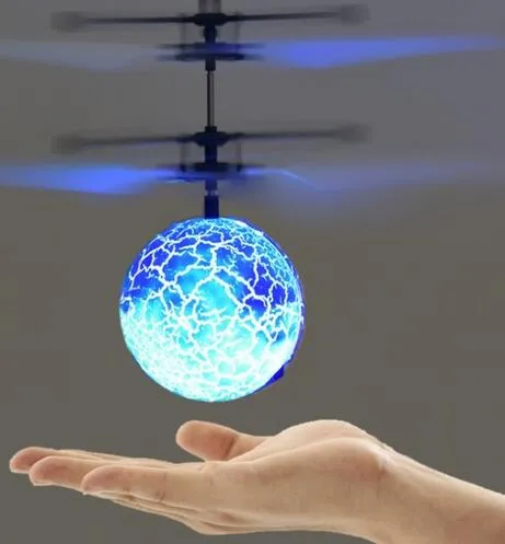 LED Flying Ball Toy RC Helicopter Drone, Infrared Induction
