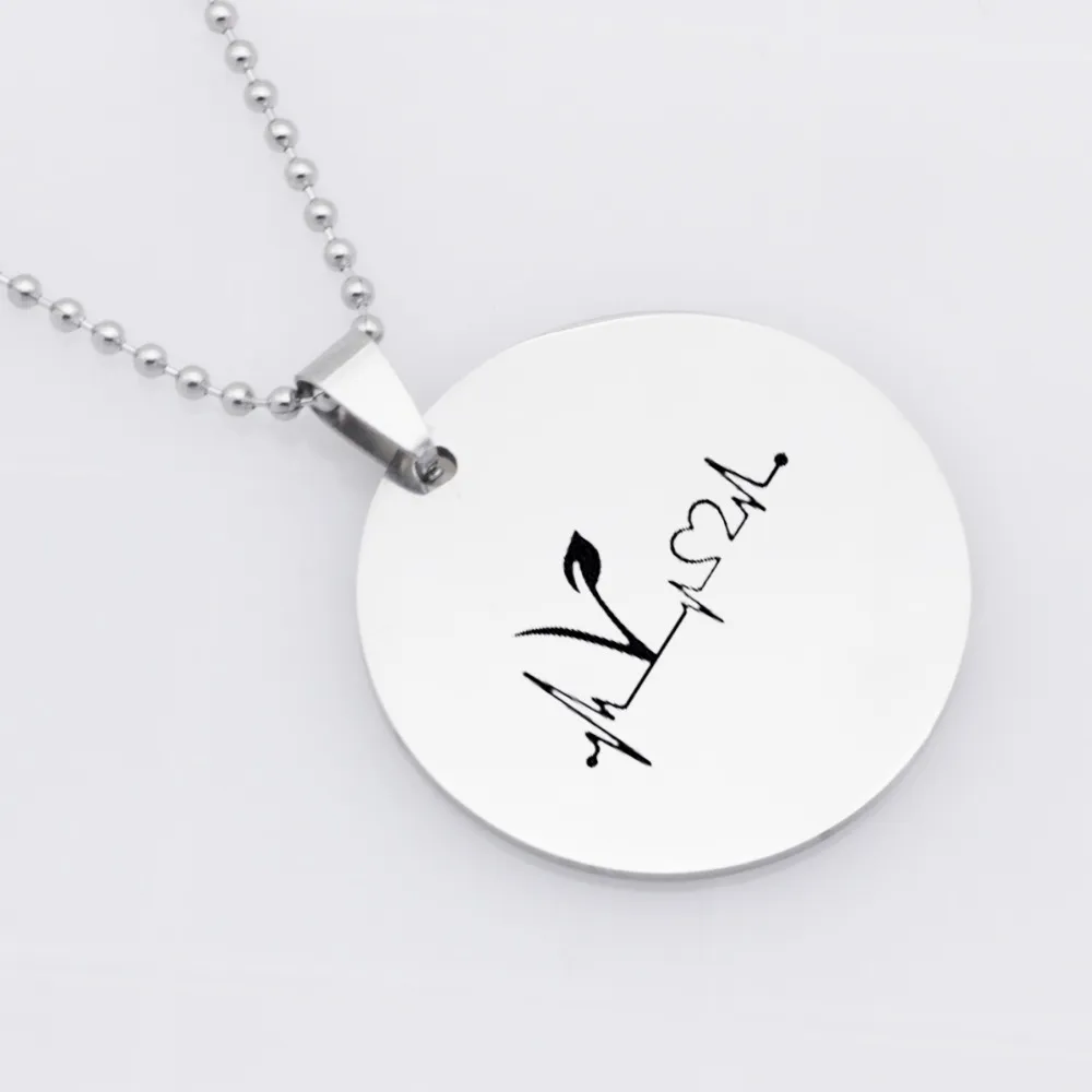 Vegan sales symbol necklace