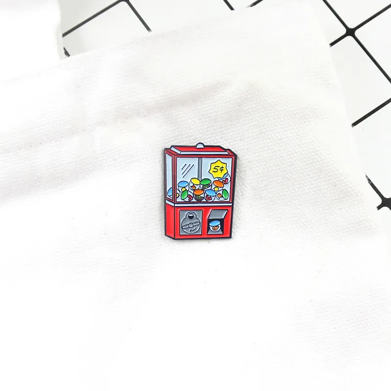 Game Machine Brooch Retro Game Over Console School Arcade ENAMEL PIN Shirt Badge Barge Girl Play Gifts2688715