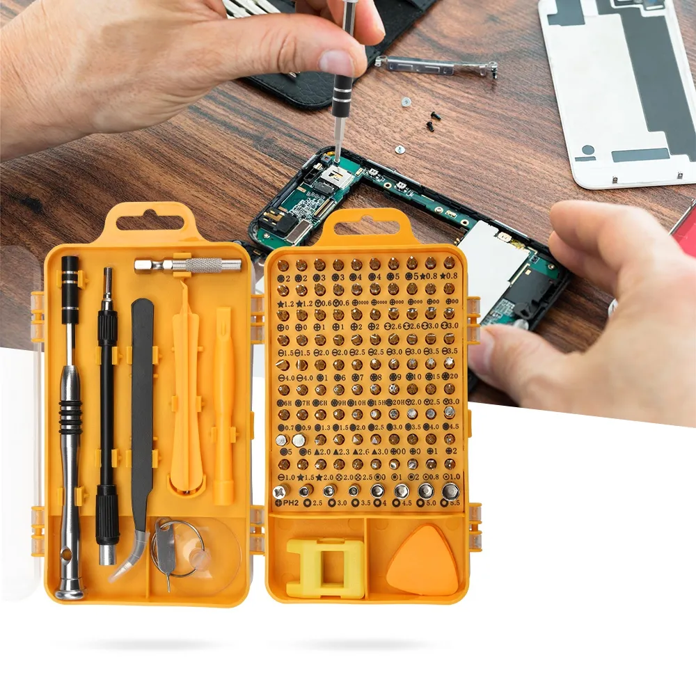 108-teiliges Schraubendreher-Werkzeug für die Reparatur digitaler elektronischer Geräte am Computer, Mobiltelefonen