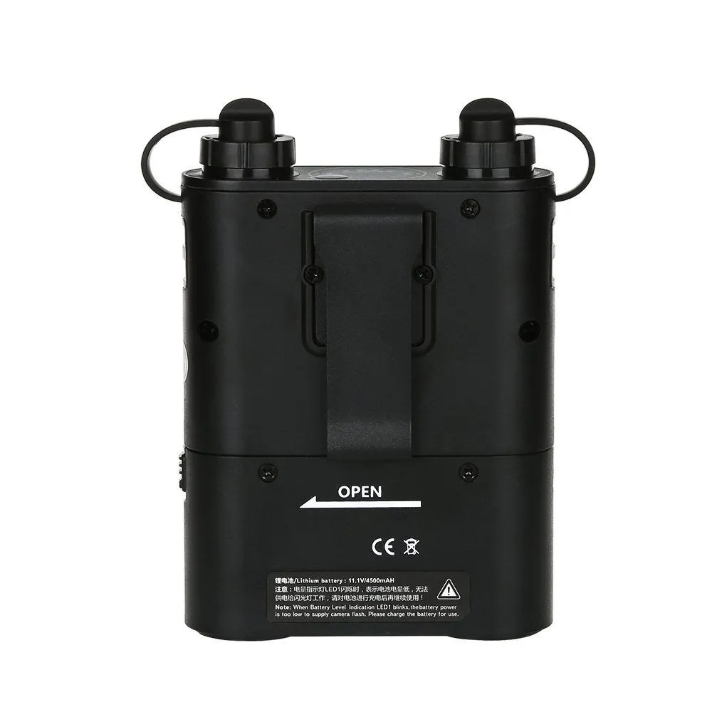 Freeshipping PB960 Flash Power Battery Pack (preto) 4500mAh + cabo de alimentação CX para Canon Yongnuo Flash Speedlite
