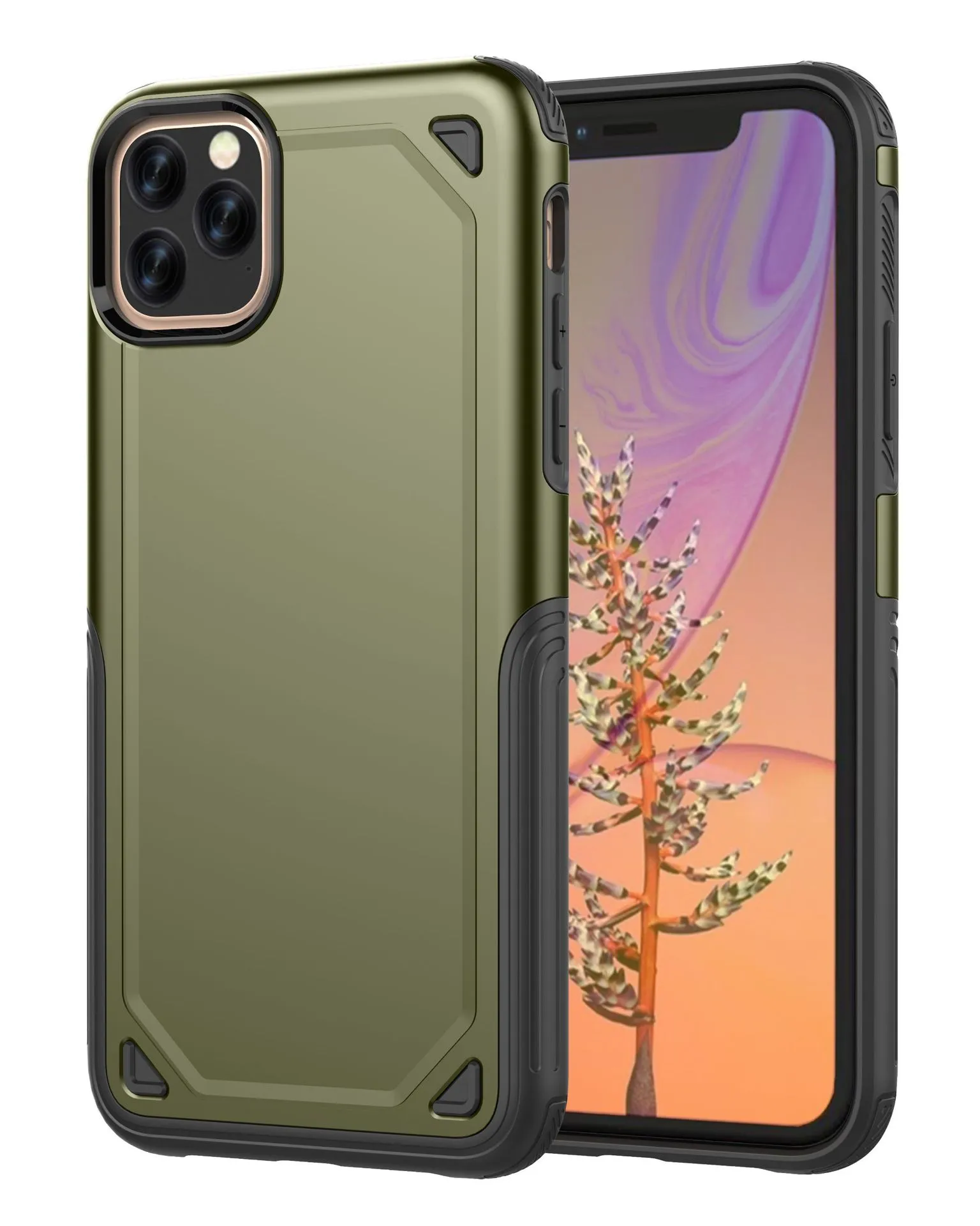 Custodia antiurto per TPU + PC Custodia antiurto ibrida PER iPHONE 11 PRO 11 PRO MAX 6 7 8 PLUS XR XS XS MAX 50 PZ / LOTTO