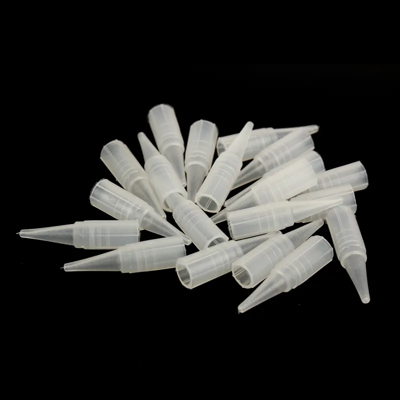 YILONG 100Pcs 1R Tattoo Permanent Makeup Eyebrow Lips Disposable Plastic Tips Nozzles For Needles Supply