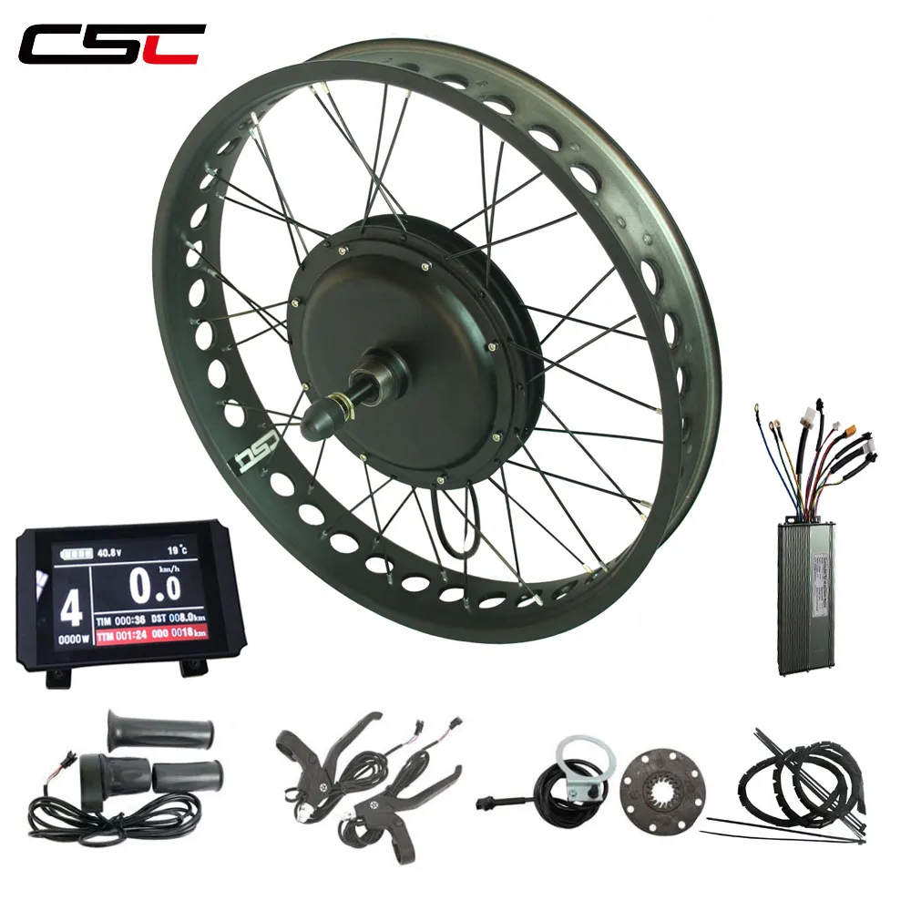 48V 1500W Electric Fat Tire Bike Conversion Kit Fat Tyre Ebike Kit