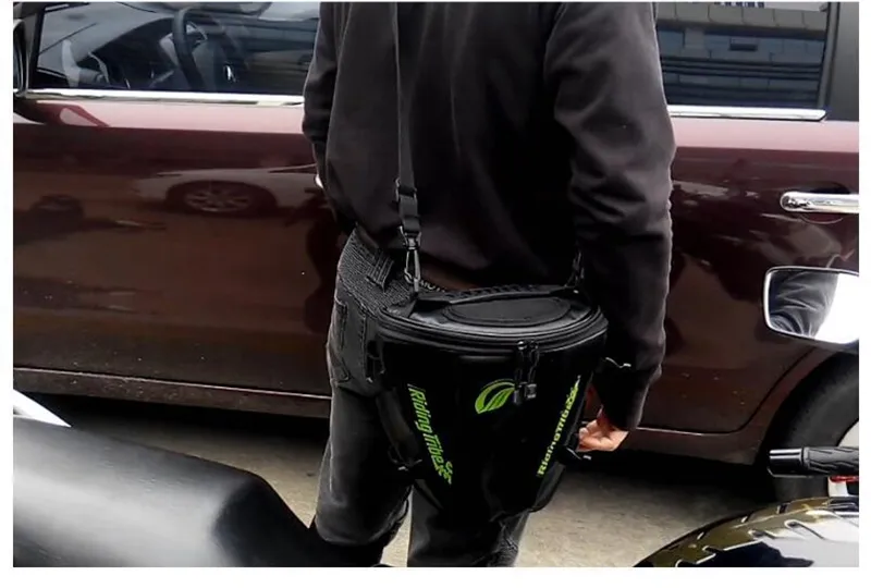 Borsa Per La Coda Della Moto, Borsa Da Sella Rigida, Impermeabile, Borsa Per La Coda Della Moto, Borsa Portaoggetti In Pelle PVC, Borsa Organizer Per Sedile Posteriore Moto, Borsa Organizer Per Viaggi - Foto 4