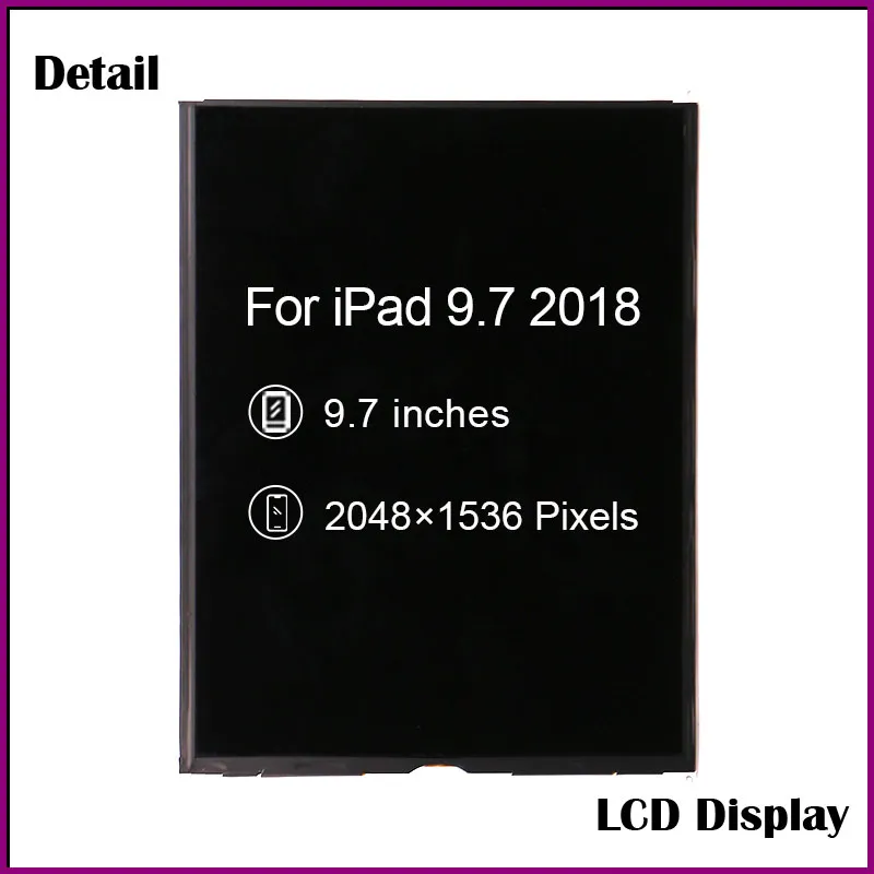 New For iPad 2018 A1893 A1954 Touch Screen Panel Sensor Digitizer LCD Front  Outer Glass For