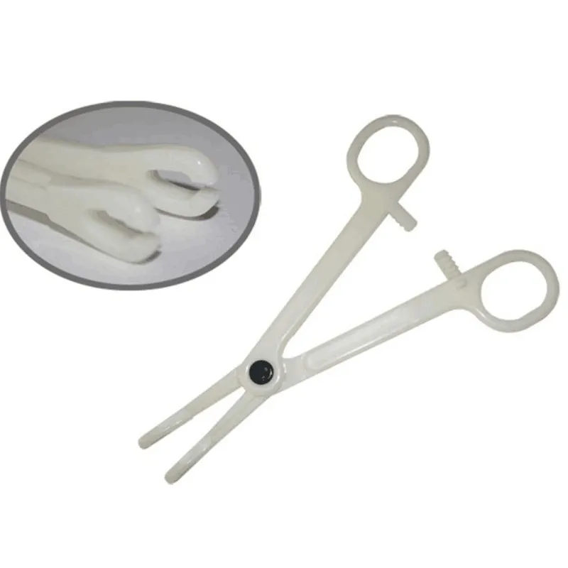 Professional Plastic Disposable Body Piercing Clamp Body Ear Lip Navel Nose Tongue Piercing Forcep Accessories For Artists