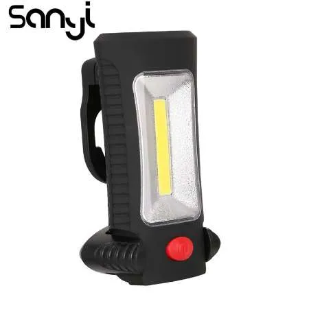 Sanyi Multifonctionnel Portable COB Magnétique Crochet de pliage magnétique Inspection de fonctionnement de la lampe de la lampe de la lampe de lampe de lampe Lanterna