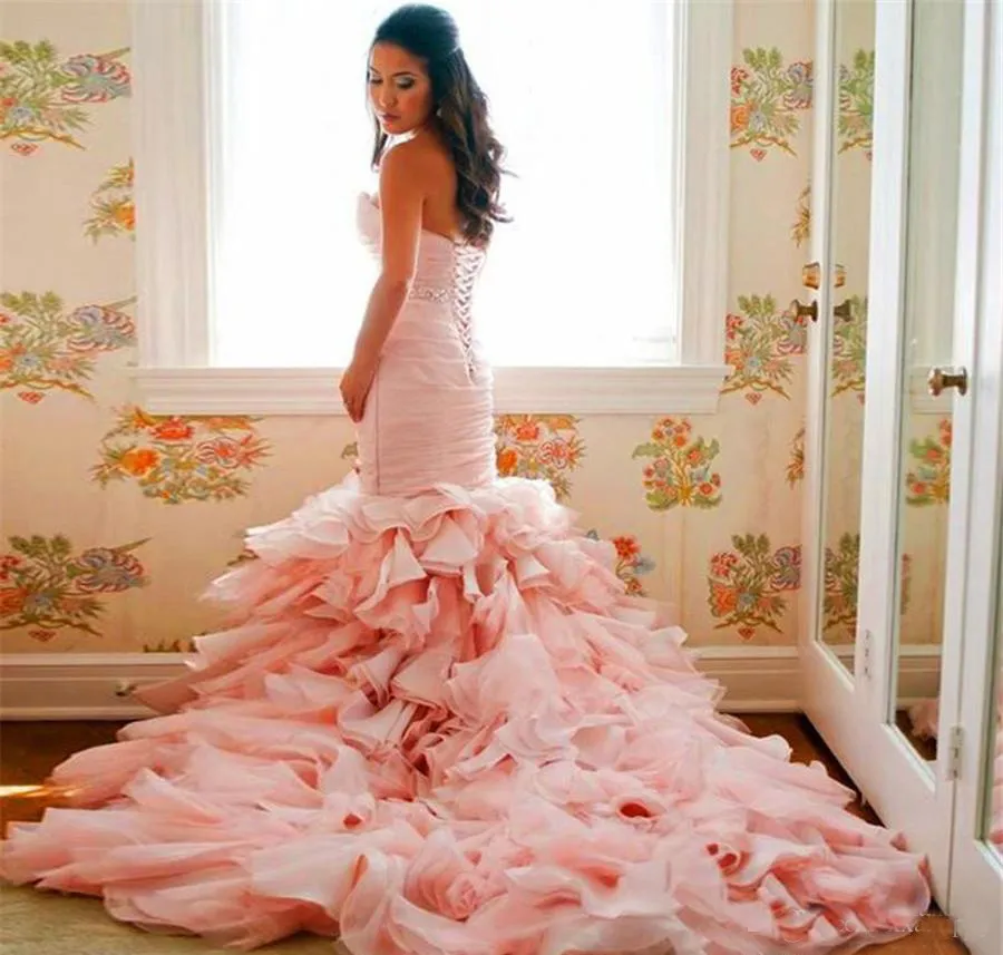 mermaid ruffle dress Stacees 2026 Fitted Ruffled Champagne Prom with V-Neckline Slit completed by straps and a boned bodice Voluminous Ruffle Shoulder Embellished Mermaid