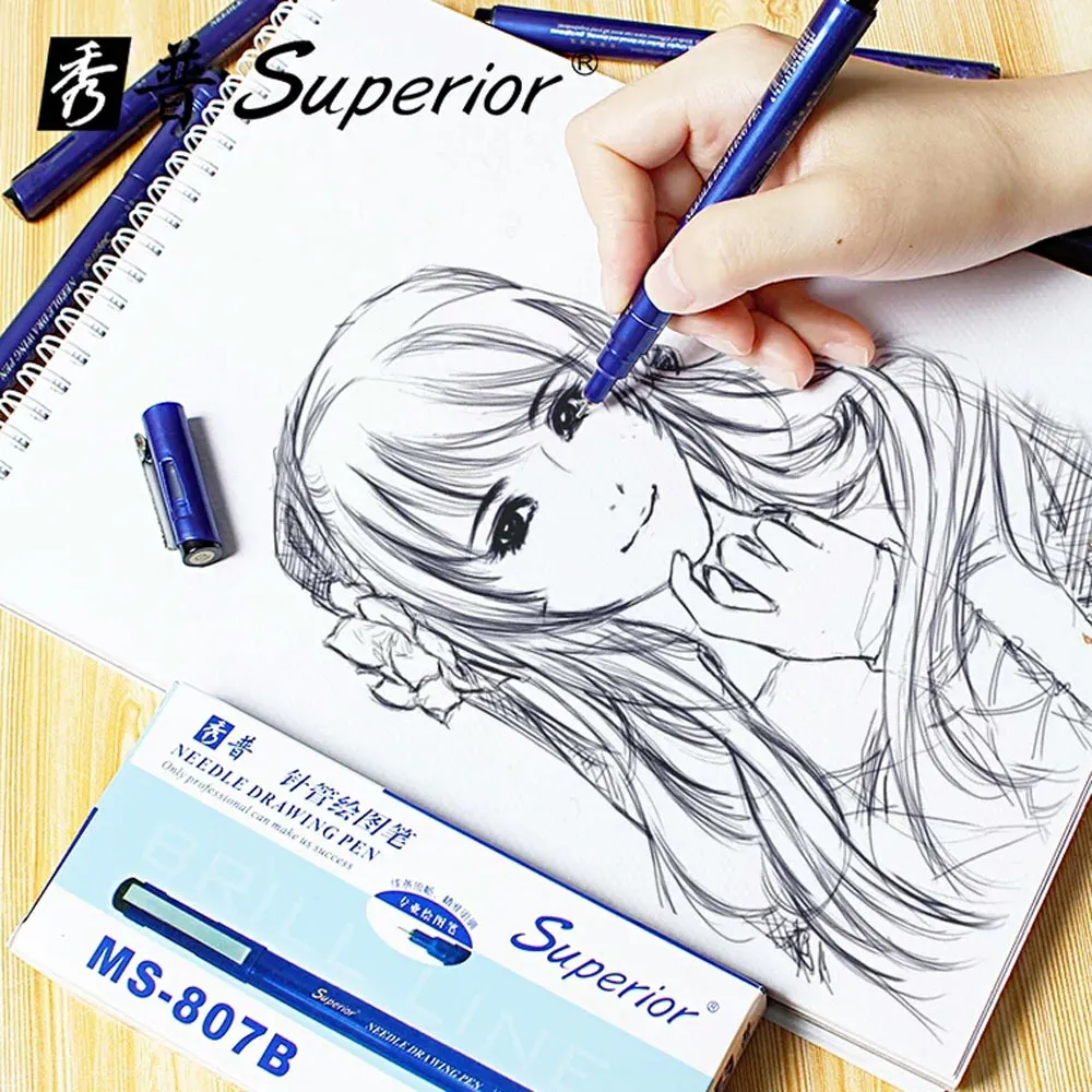 Fine Line Drawing Pen Manga, Fine Line Pen Art Markers