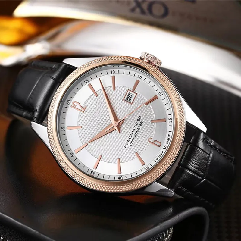 Szwajcarski zegarek dla mężczyzn Kwarc Ruch Zegarki Casual Watche T063 Pasek Designer Watch Waterproof Waterproof Watch Montre DE182F