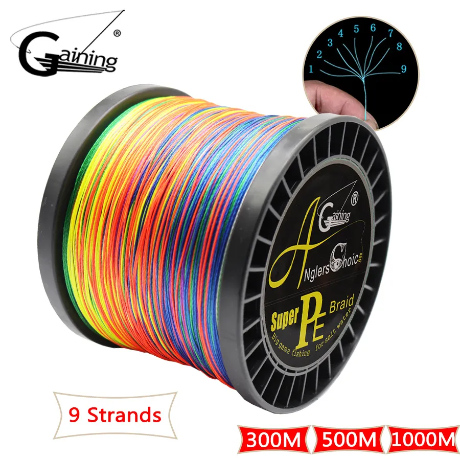 Trecciato Multicolore Dorisea Per Pesca &ndash; 100M A 1000M, Resistenza 6LB-300LB