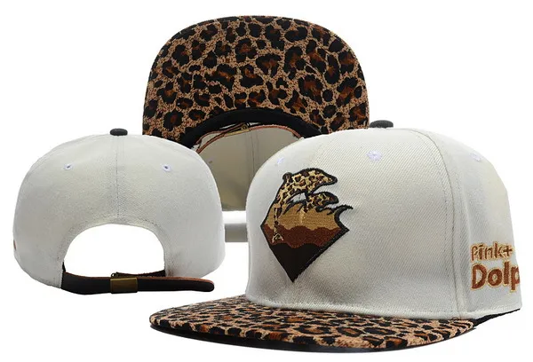 Pink Dolphin Leopard Strapback Bonés de Beisebol Casquettes chapeus Unisex Primavera Verão Hip Hop Masculino Feminino Snapback Hats1953