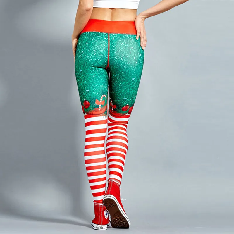 2019 Slim Green Ugly Santa Christmas Plus Size Christmas Leggings For Women  Fun Xmas Party Costume From Nbkingstar, $6.66