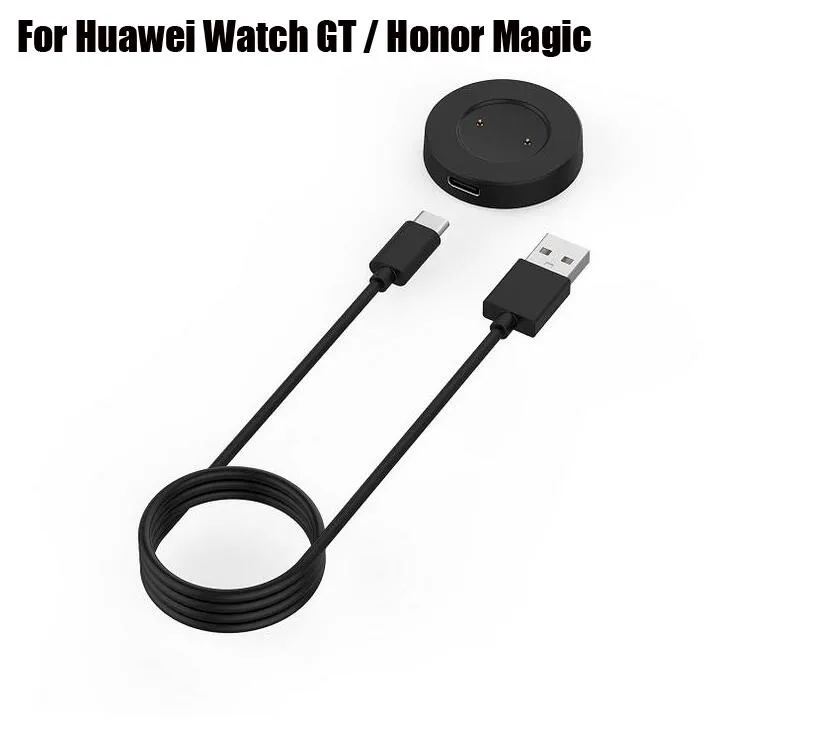 Akıllı İzle Şarj Huawei İzle GT / onur izle Sihirli, Manyetik sabit güvenli hızlı Şarj Cradle Dock USB Şarj Kablosu