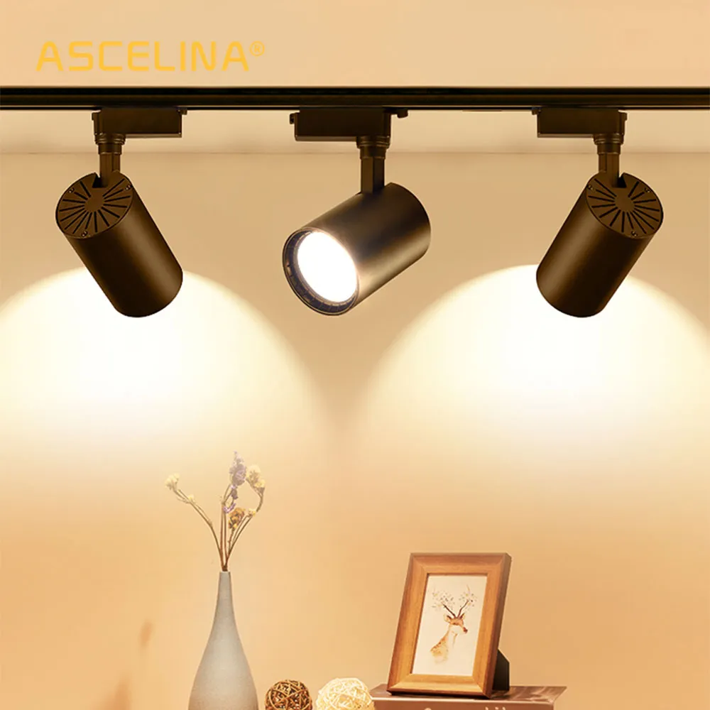 Black LED Track Light For Shop Mall Exhibition 3W Dimmable Ceiling Spotlight With Knob Switch 110V 2024 Updated Version From Lightx 21.41 DHgate.Com