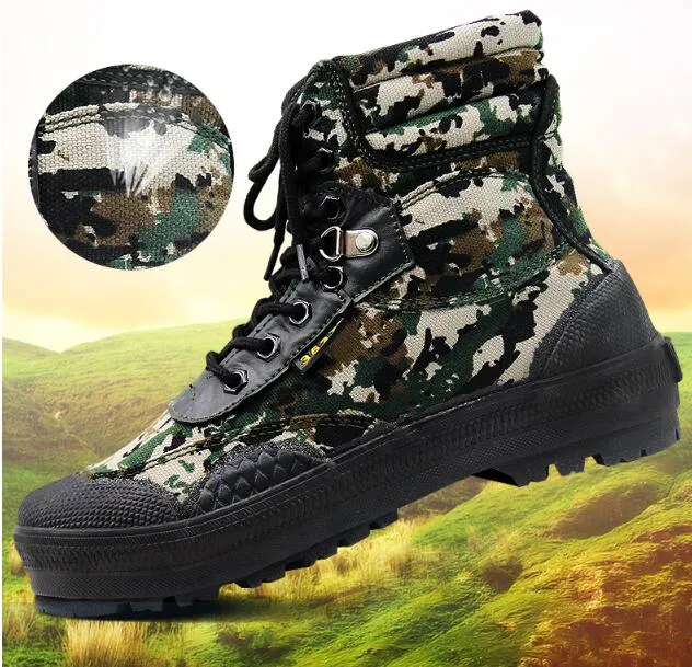 Canvas military shoes deals