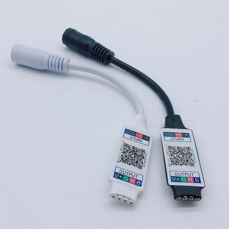 WiFiミニRGB BluetoothコントローラDC 5V 12V 24Vの音楽ブルートゥースコントローラLED RGB / RGBW LEDストリップのためのライトストリップ制御