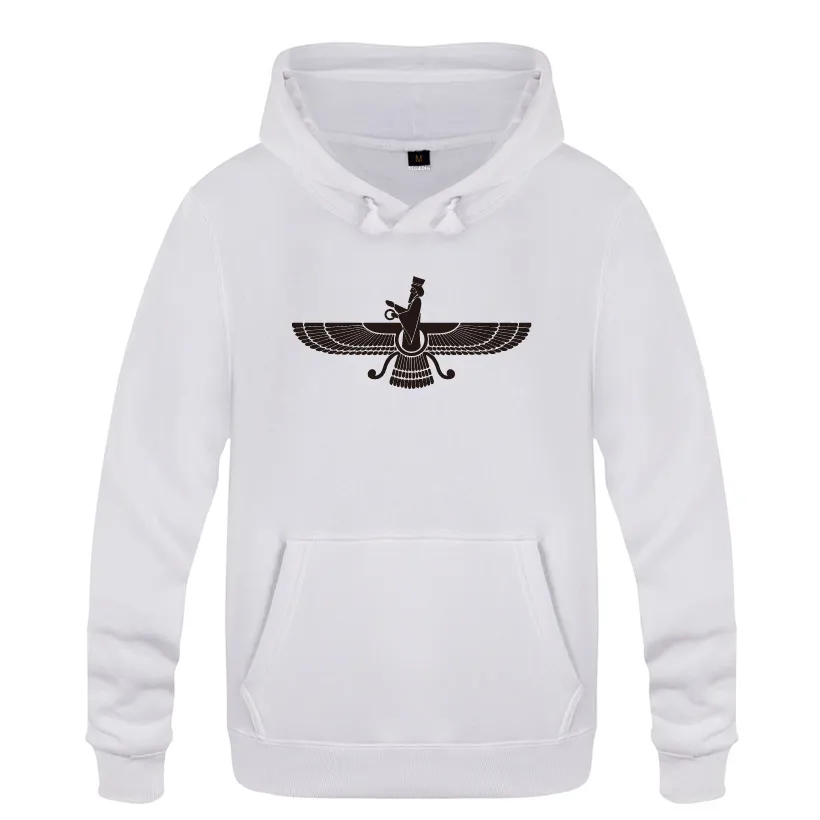 Farvahar Persia Symbol Persian Zoroastrian Sweatshirts Men 2018 Mens