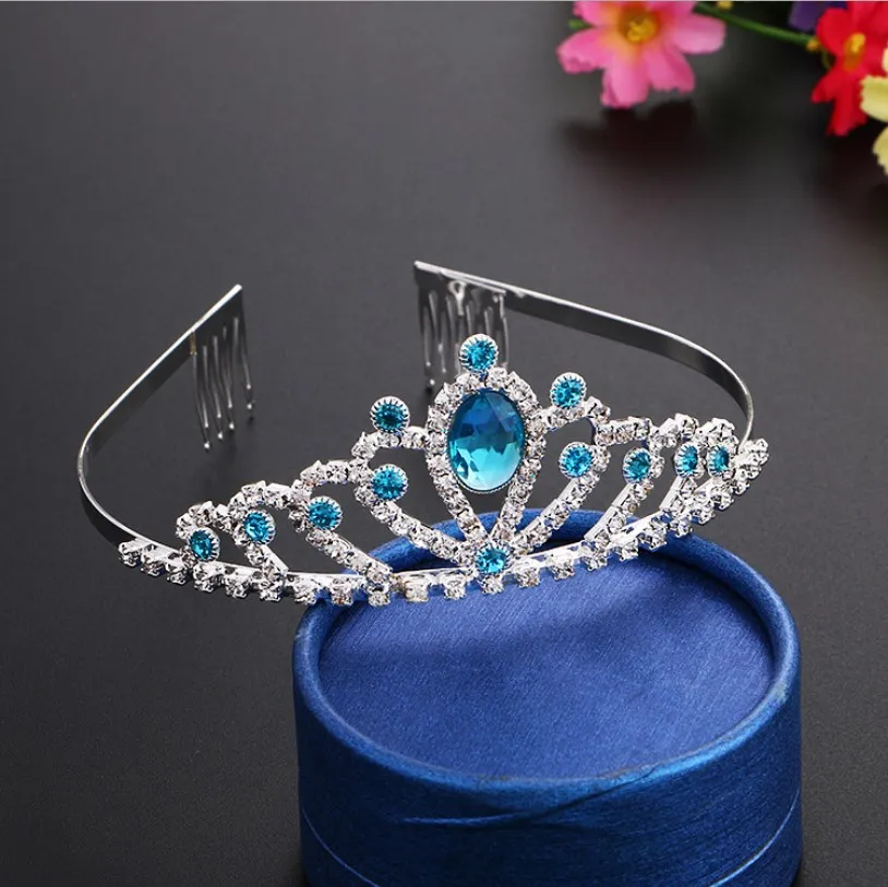 Sparkling Rhinestone Tiara Headband For Girls - Princess Bridal Prom Party Crown, Silver Color (New With Tags)