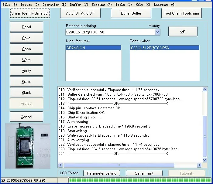 NOR_Write_Verify_512Mbits