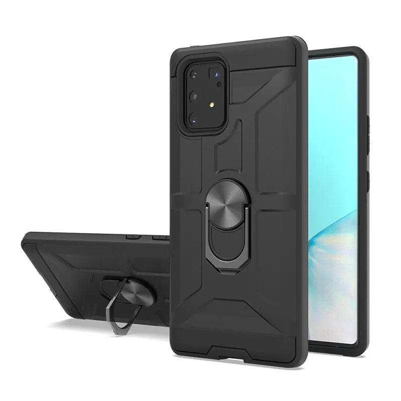 Kickstand Capas Amor Híbrido Case Phone para LG Aristo5 Aristo6 Stylo6 Stylo7 Samsung A51 A31 A21 TPU PC com Metais Anel Voltar Capa Oppags