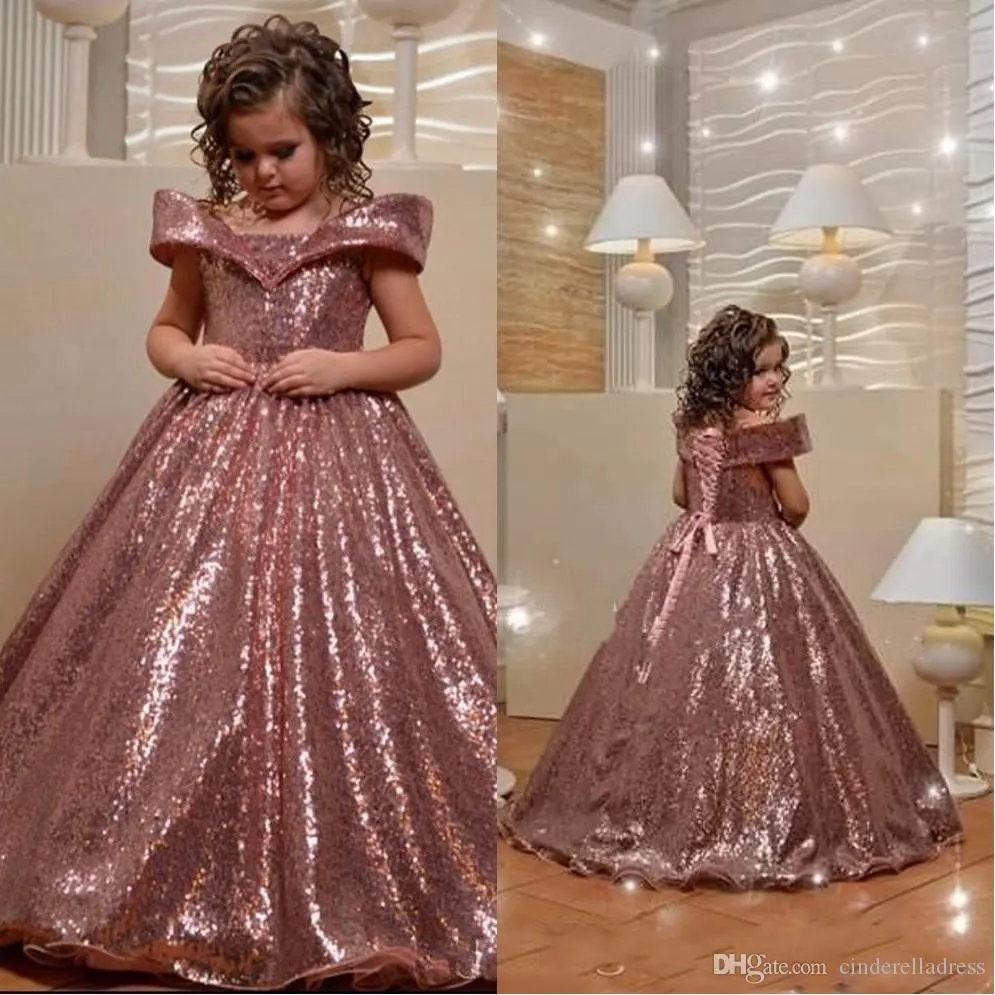 Gorgeous Shiny Rose Gold Satin Strapless Ball Gown Prom Dresses.PD0022 –  AlineBridal