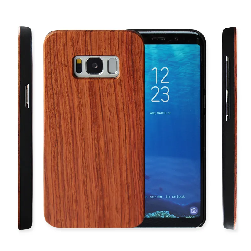 2019 neue mode holz case für samsung galaxy s8 s9 hinweis 9 s9 plus bambus telefon abdeckung holz moible phone cases