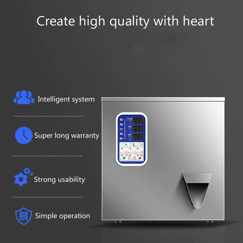 110V 220V Macchina imballatrice a spirale quantitativa per caffè in polvere granulare Macchina di riempimento automatica multifunzionale per pesatura