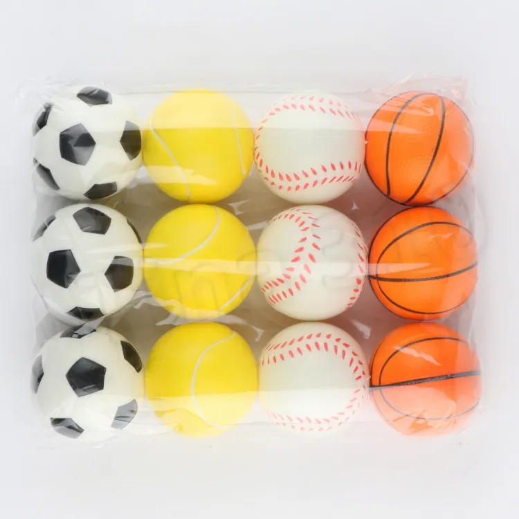 Novelty Items pet dog Toy Sponge Balls 6.3cm Soft PU Foam Ball Unpack the toy Noveltys pets Toys For Children T2G5033