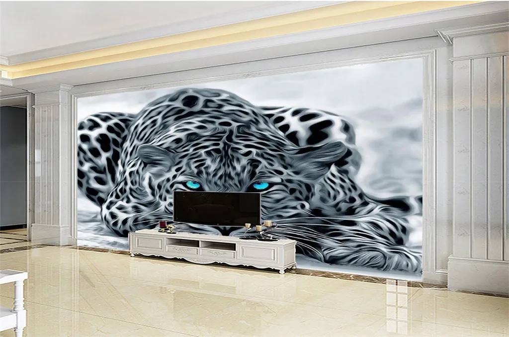 3D Wallpaper Ferocious Tiger HD Landscape Superior Interior Decorations Wall paper