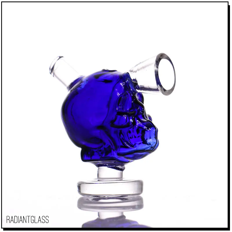 Nieuwe Skull Bongs Travel Mini Waterglas Bong Bubbler Joise Roken Bubble Pipe Hookahs