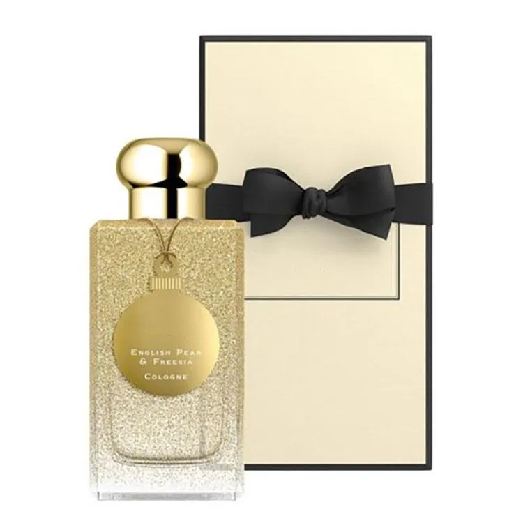 香水Frgarance for Women Spray Cologne EDC Christmas Limited Edtion Giltバージョン長持ちするフレーバー最高品質と速い配信