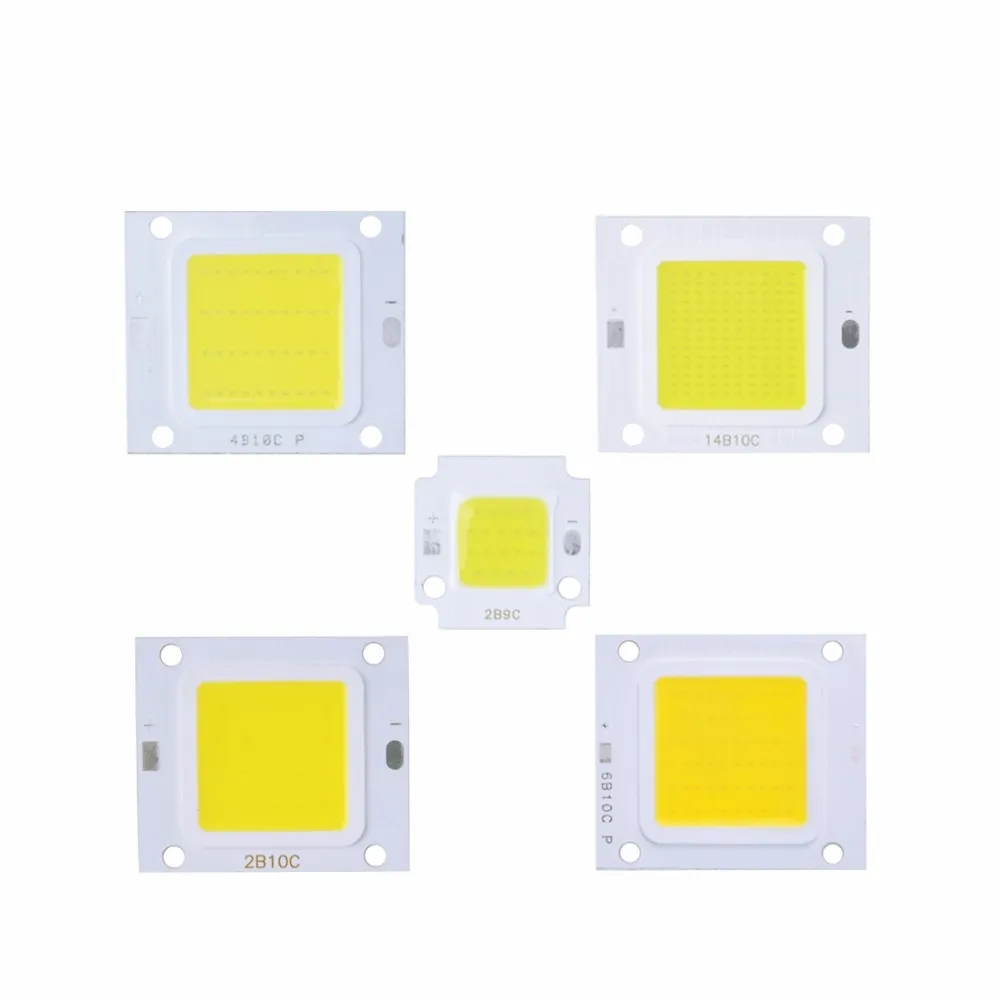 30V Entegre LED Matrix 10W 20W 30W 50W 70W 100W Yüksek Güçlü Kobu LED lamba çip diyot dizisi spot ışığı Downlight Source