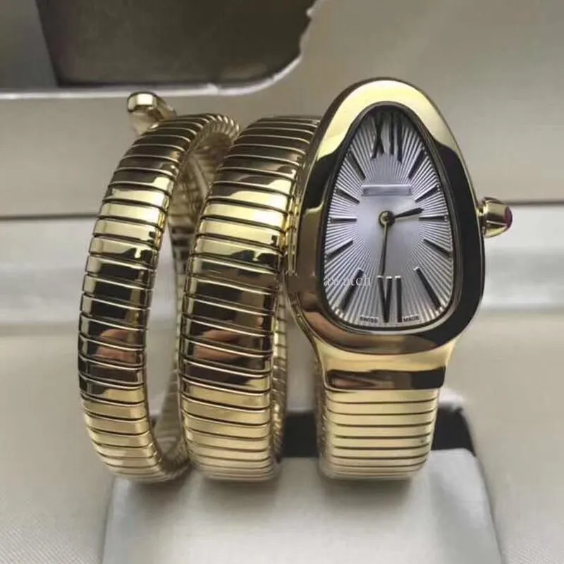 2020 Fashion Luxury Watches Quartz Women Watches Gold Case White Dial Top Quality rostfritt stål armband damer gåvor238q