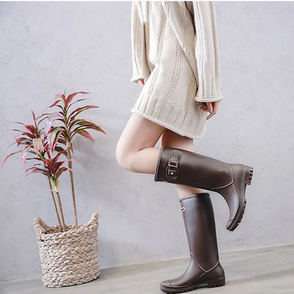 Lined shop rain boot