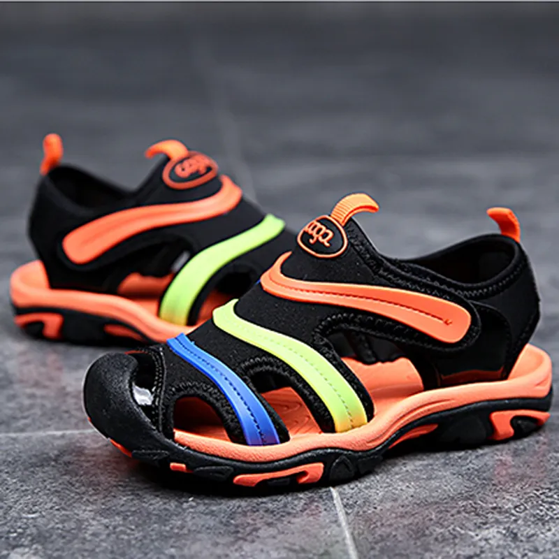 Estate Nuovi Bambini Ragazzi Sandali Moda In Pelle Scarpe Da