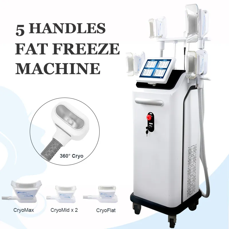 4 IN 1 Cryolipolysis Vacuum Slimming Machine Cryotherapy Fat Freezing