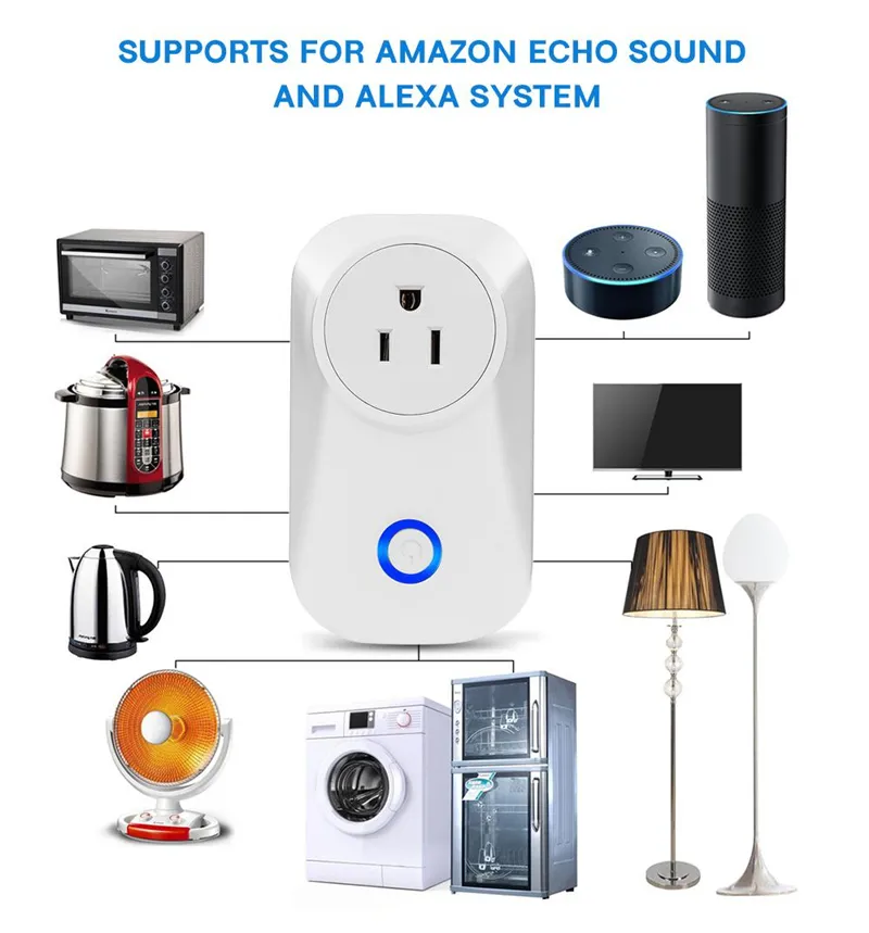 Smart Adapter Wireless Remote Plug Sockets: Smart Outlet Adapter,... From Cherry52099 ...