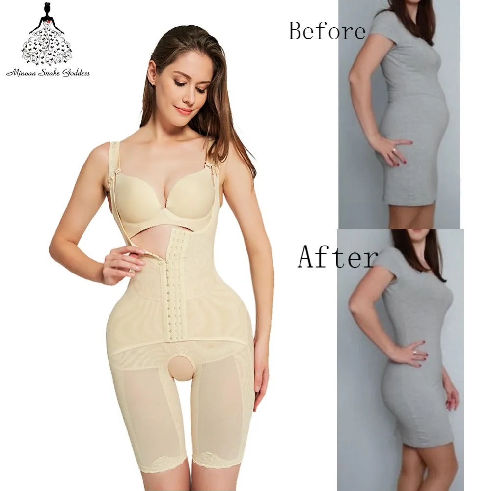 Shapewear Body Shaper Frauen Butt Lifter Taille Trainer Korrigierende Abnehmen Unterwäsche Bodysuit Mantel Bauch Faja Gürtel Gürtel