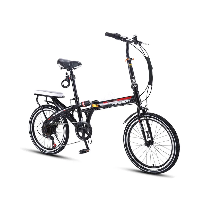 Bicicleta plegable sin instalación para adultos, bici de carretera con  freno de disco de velocidad Variable