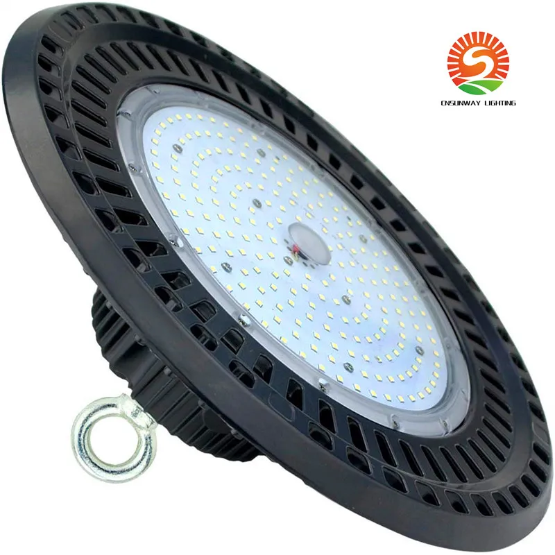 ETL 5 ans de garantie UFO LED High Bay Lights 100W 150W 200W LED Industrial Lights Led éclairage d'exposition d'entrepôt Lampes Highbay Light