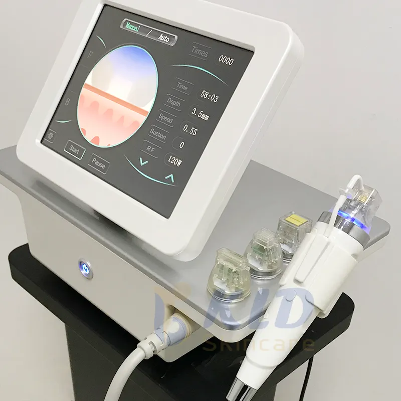 4 نصائح من خراطيش Micronedle fractional RF الذهب الذهب الإبر المجهرية المعزولة الحقيقية تشديد إزالة التجاعيد الوجه الإبر RF 10pins 25pins 64pins