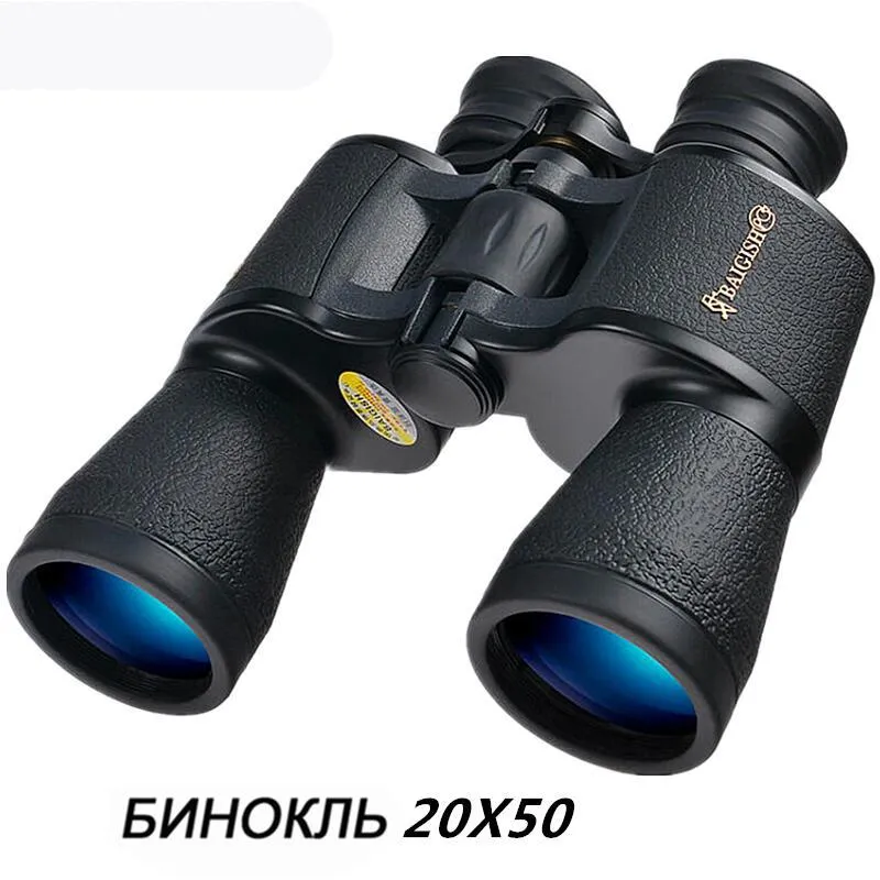 Russo Binocolo 20x50 Hd Potente Binocular High Times Zoom Telescopio Binoculare Lll Visione Notturna Per La Caccia Spedizione Gratuita